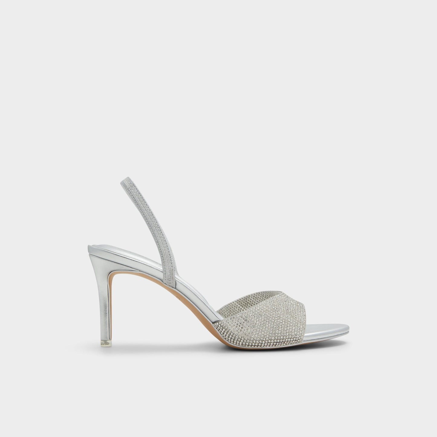Aitana Silver Women's Heeled sandals - Slingback heeled sandal, Stiletto heel Aldo Silver