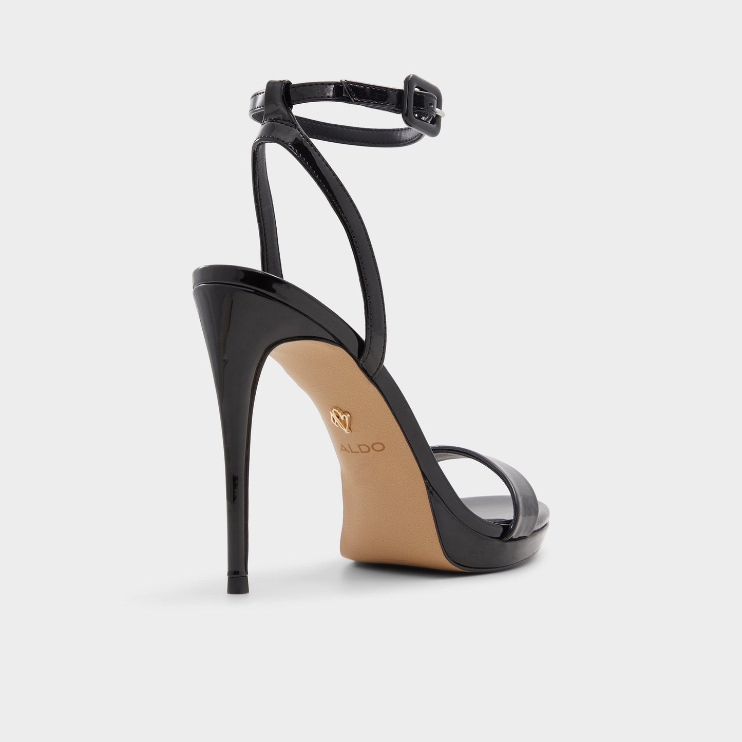 Katelina Black Women's Heeled sandals - Strappy heeled sandal, Stiletto platform Aldo Black