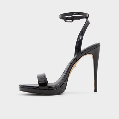 Katelina Black Women's Heeled sandals - Strappy heeled sandal, Stiletto platform Aldo Black