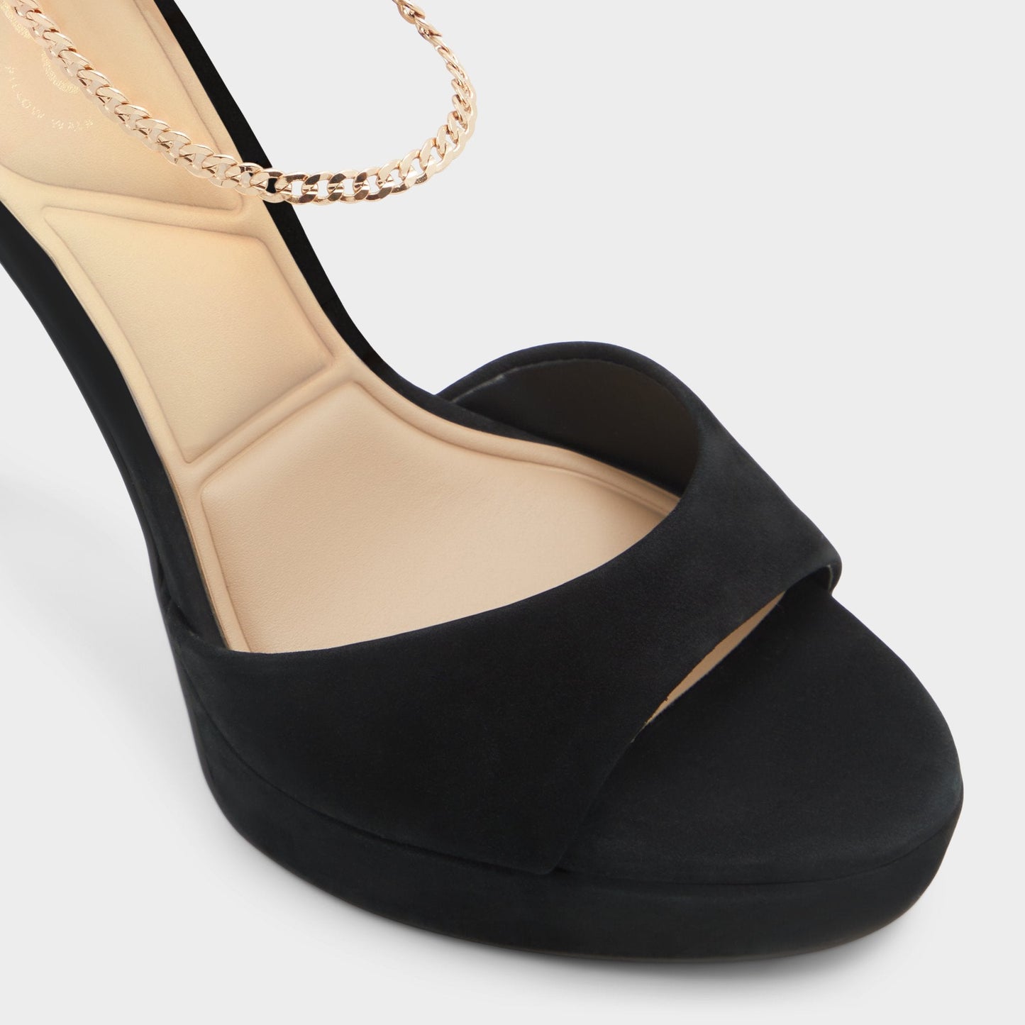 Afumeth Black Overflow Women's Platform sandals - Strappy heeled sandal, Stiletto platform Aldo Black overflow