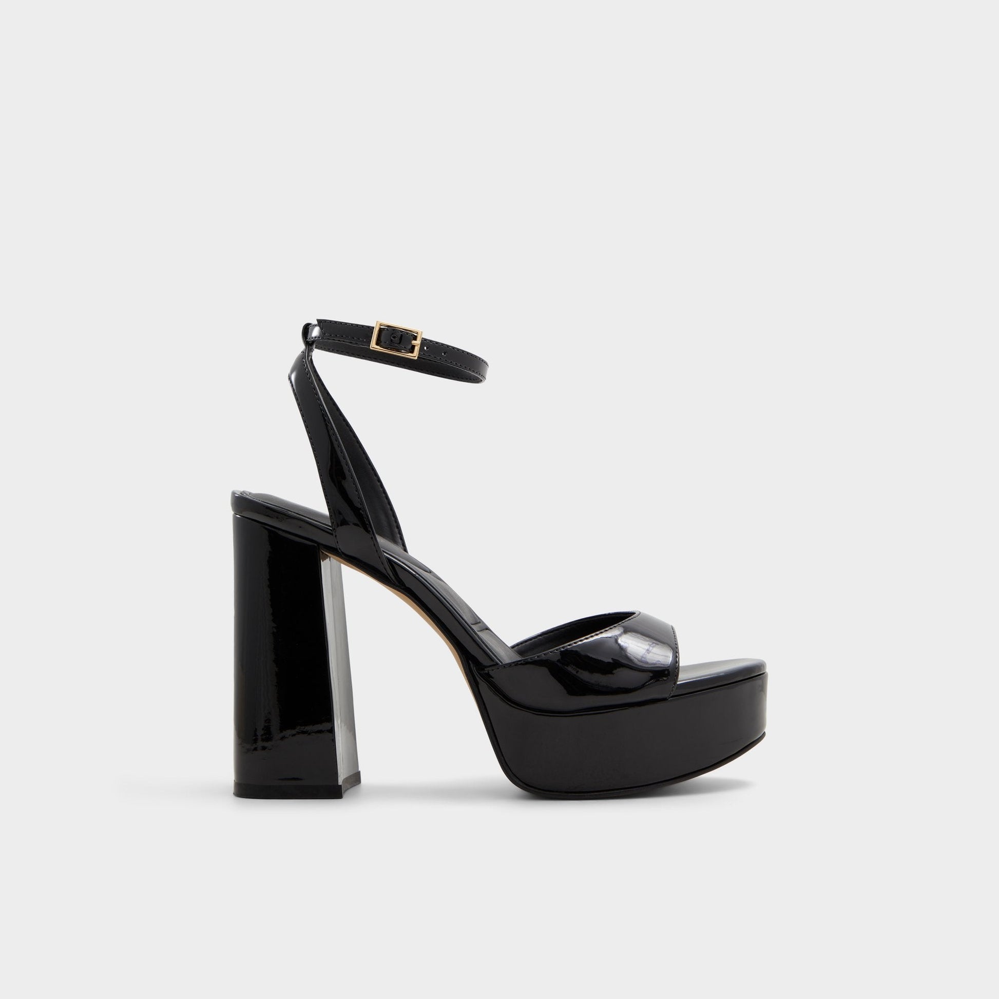 Valoria Black Women's Platform sandals - Strappy heeled sandal, Platform Aldo Black