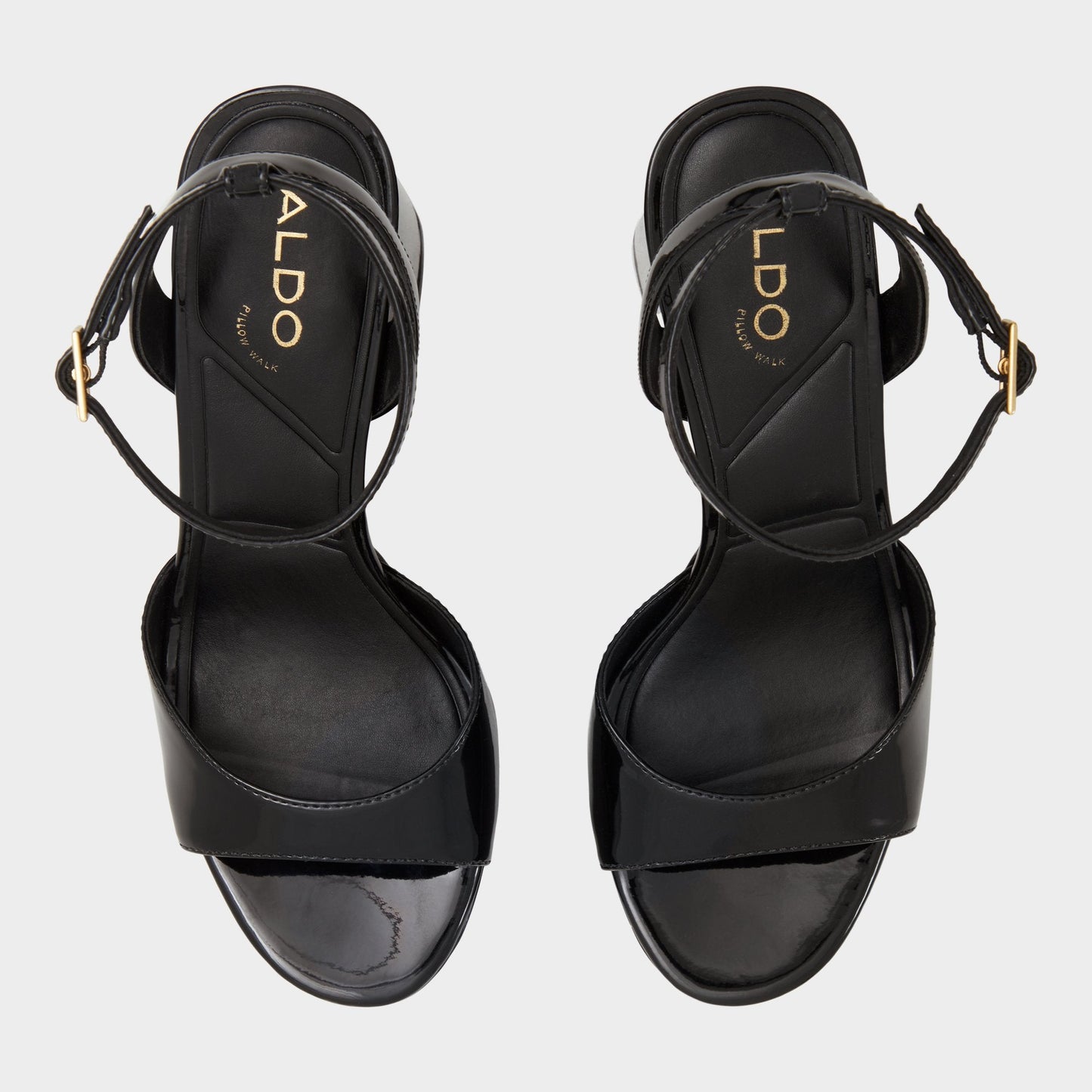 Valoria Black Women's Platform sandals - Strappy heeled sandal, Platform Aldo Black