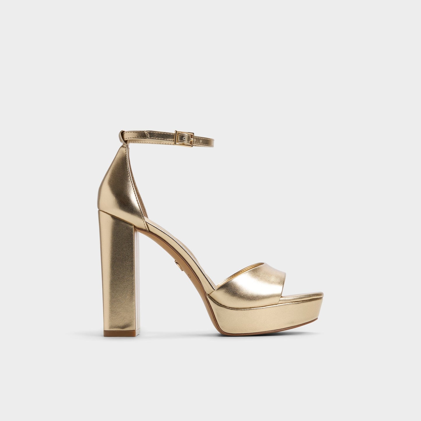 Enaegyn 2.0 in Gold - Strappy heeled sandal, Platform Aldo Gold