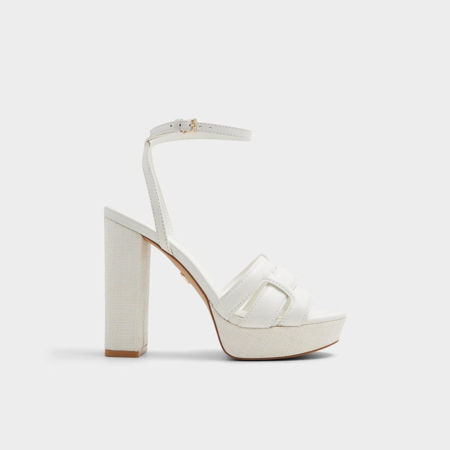 Valaberel Open White Women's Platform sandals - Strappy heeled sandal, Platform Aldo Open white