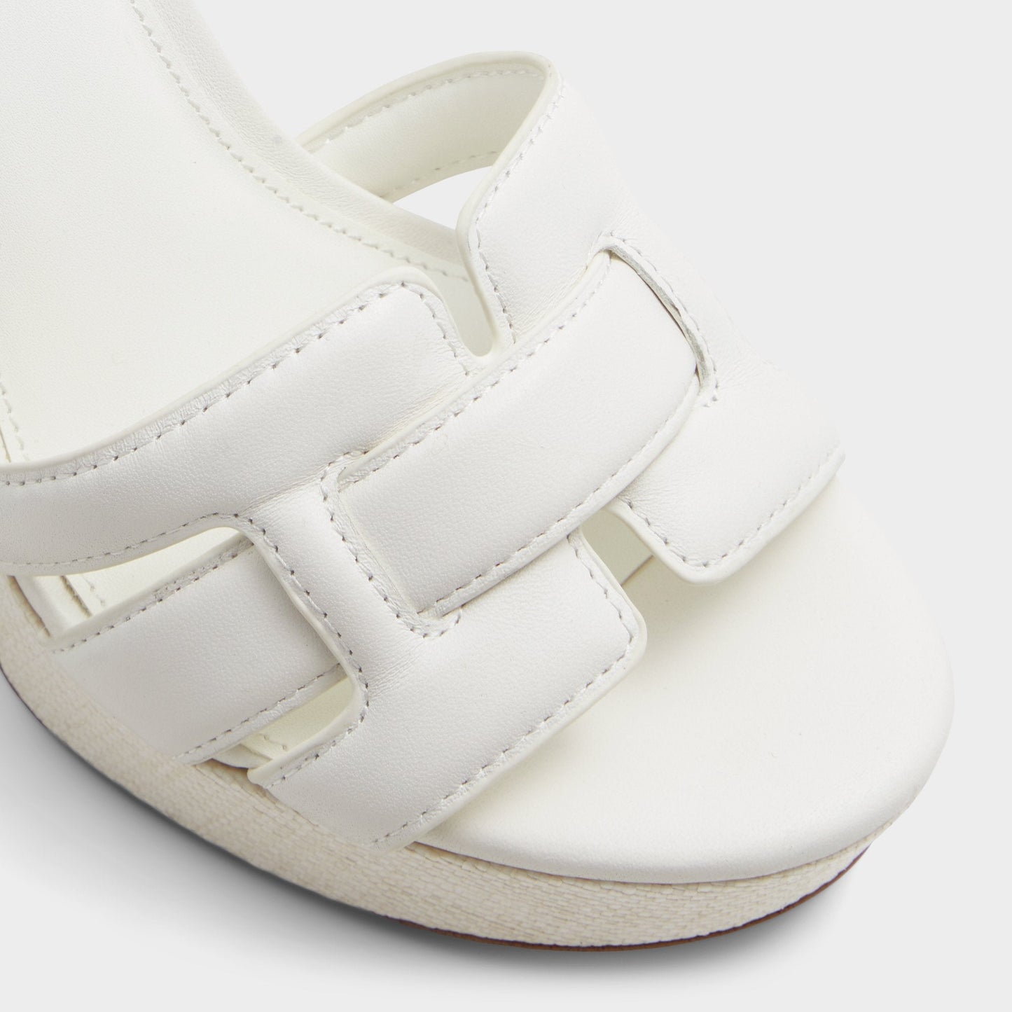 Valaberel Open White Women's Platform sandals - Strappy heeled sandal, Platform Aldo Open white