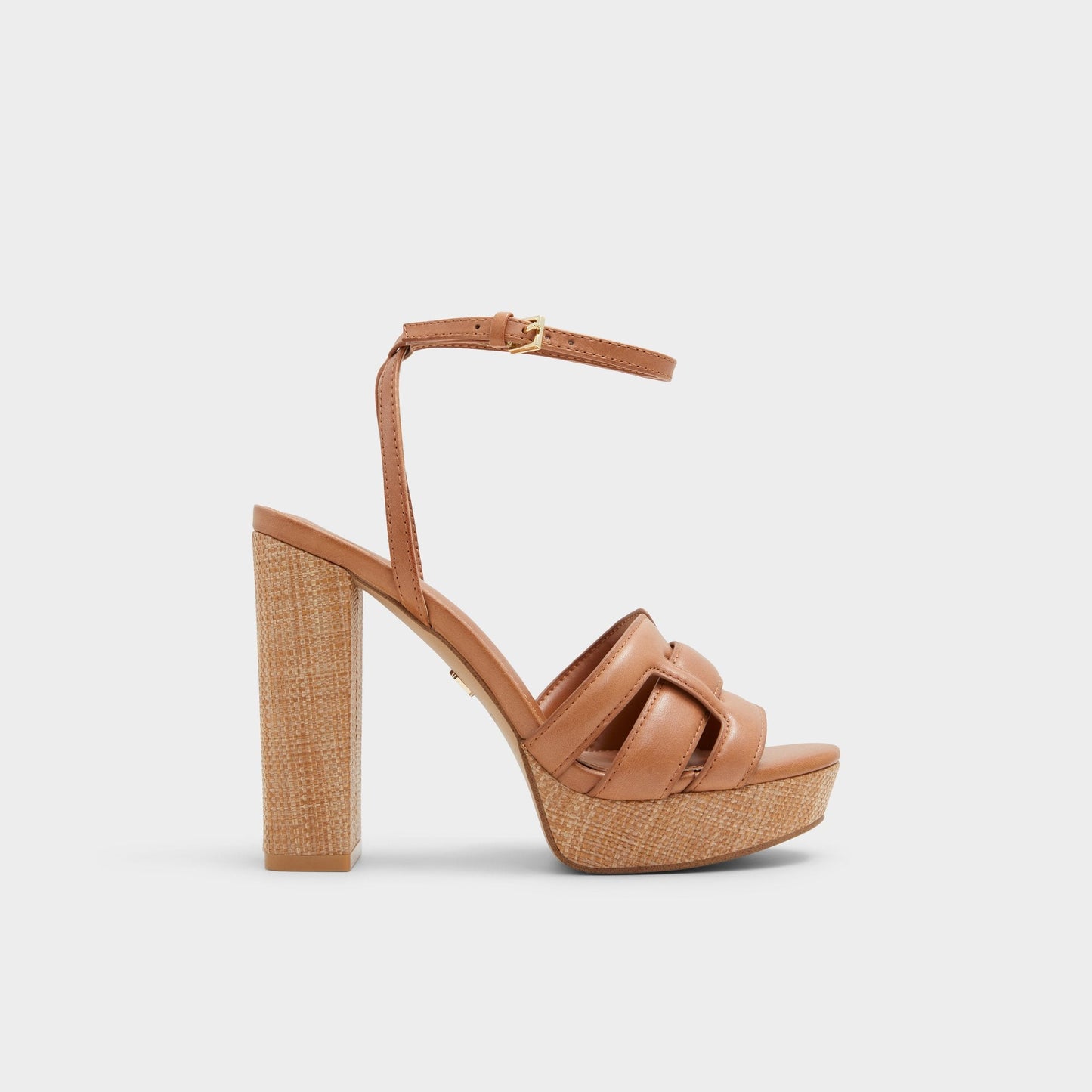 Valaberel Medium Brown Women's Platform sandals - Strappy heeled sandal, Platform Aldo Medium brown
