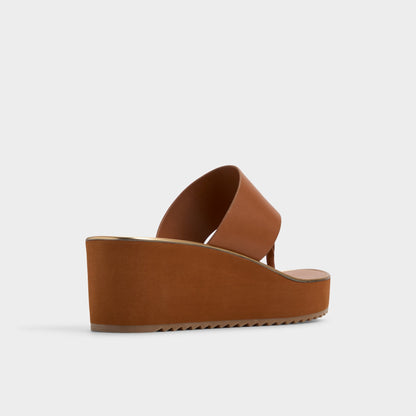 Penelopy Medium Brown Women's Platform sandals - Wedge sandal, Wedge heel Aldo Medium brown