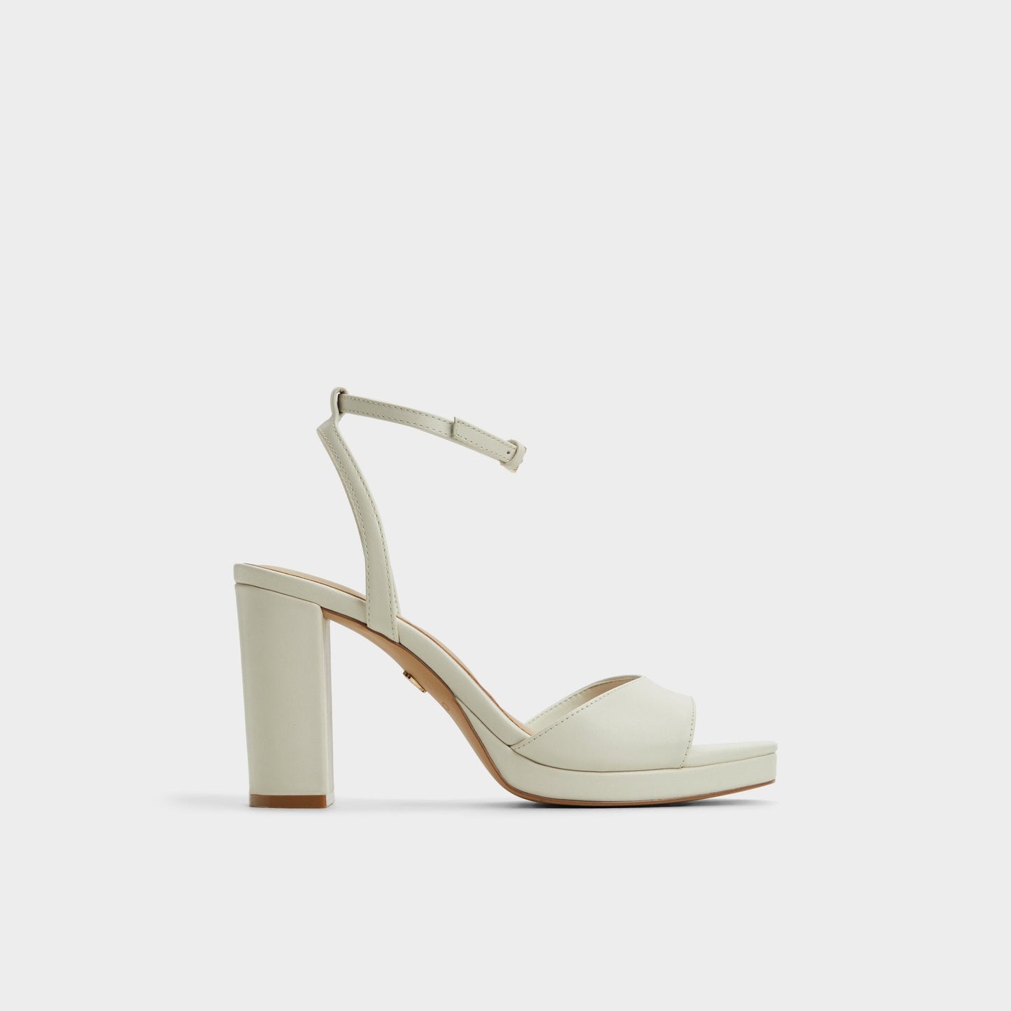 Gracious White/Bone Women's Block heels - Strappy heeled sandal, Block heel Aldo White/Bone
