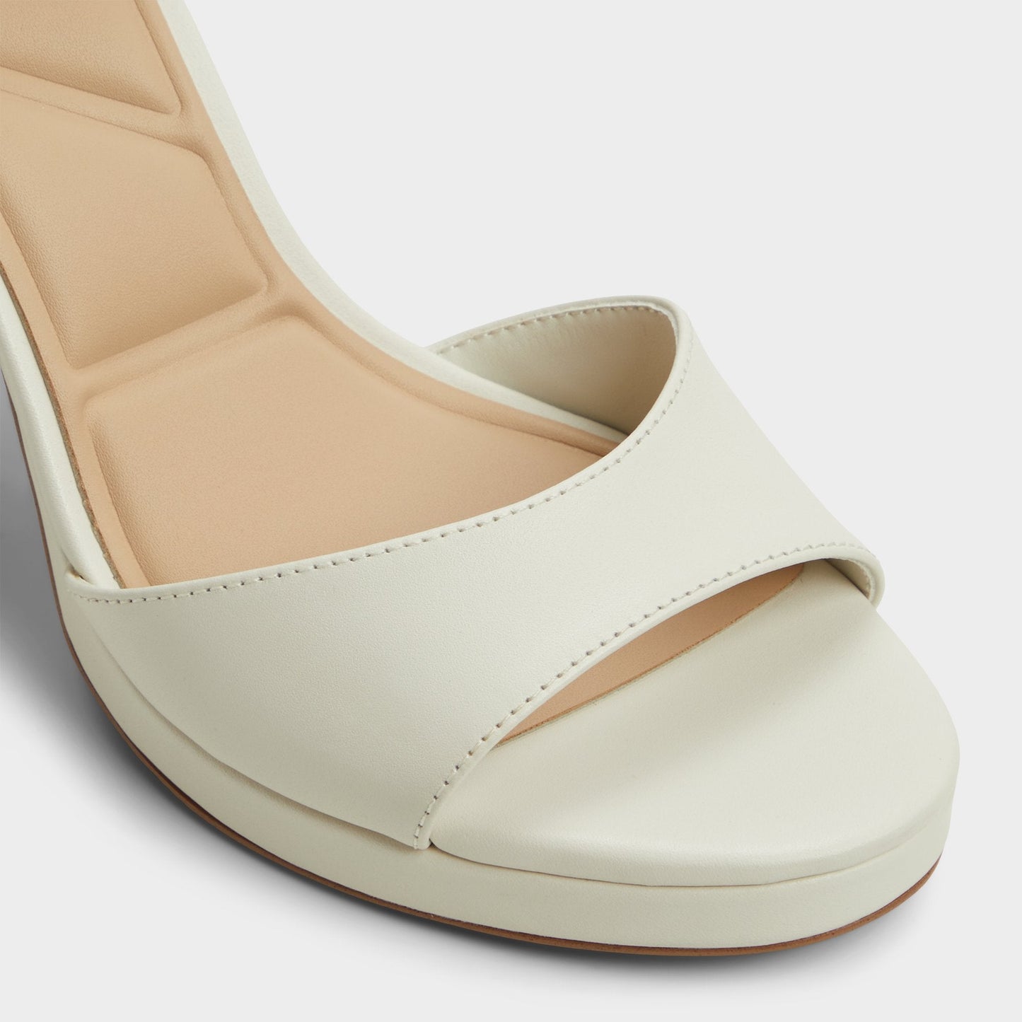 Gracious White/Bone Women's Block heels - Strappy heeled sandal, Block heel Aldo White/Bone