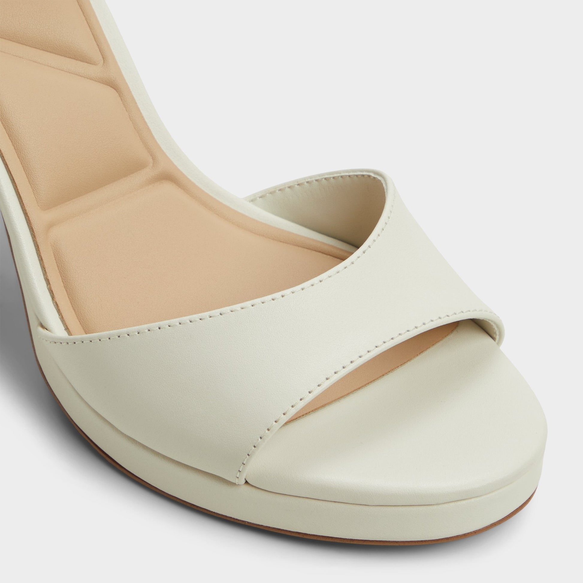 Gracious White/Bone Women's Block heels - Strappy heeled sandal, Block heel Aldo White/Bone