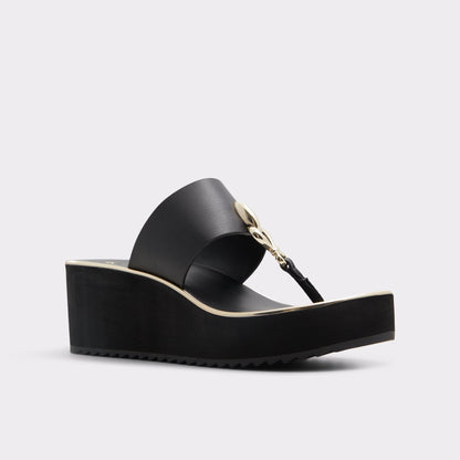 Penelopy Black Women's Wedges - Wedge sandal, Wedge heel Aldo Black