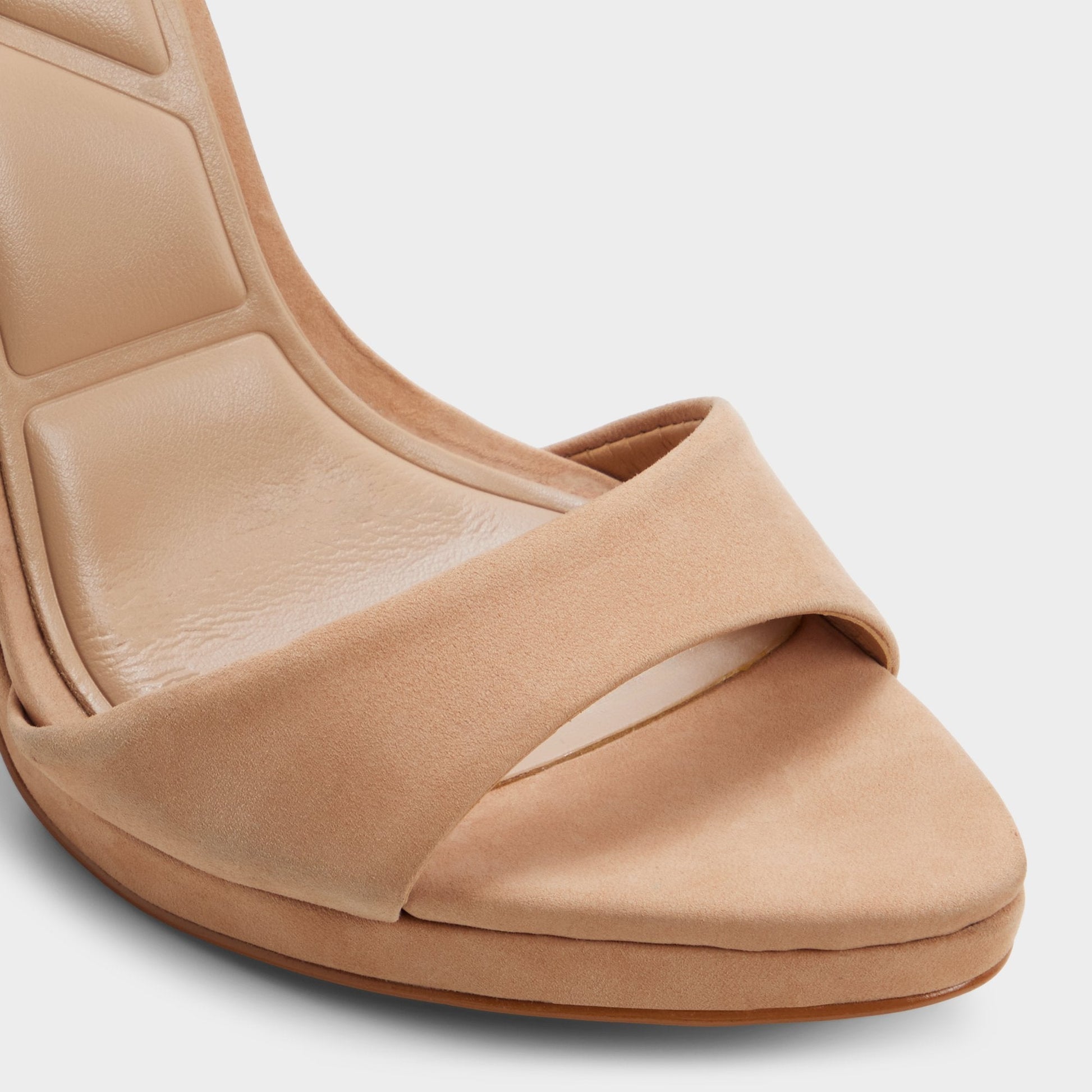 Ivette in Medium Beige - Strappy heeled sandal, Platform Aldo Medium Beige