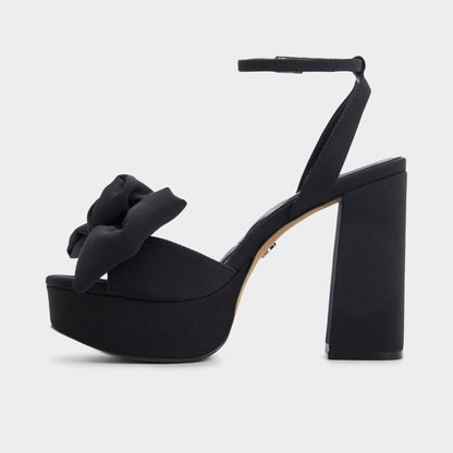 Luscious in Black 14154112 - Strappy heeled sandal, Platform Aldo Black