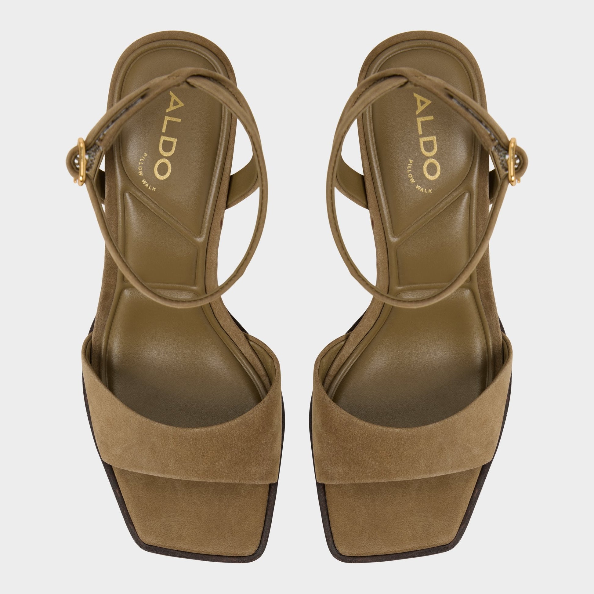 Lothon in Other Green - Strappy heeled sandal, Platform Aldo Other Green