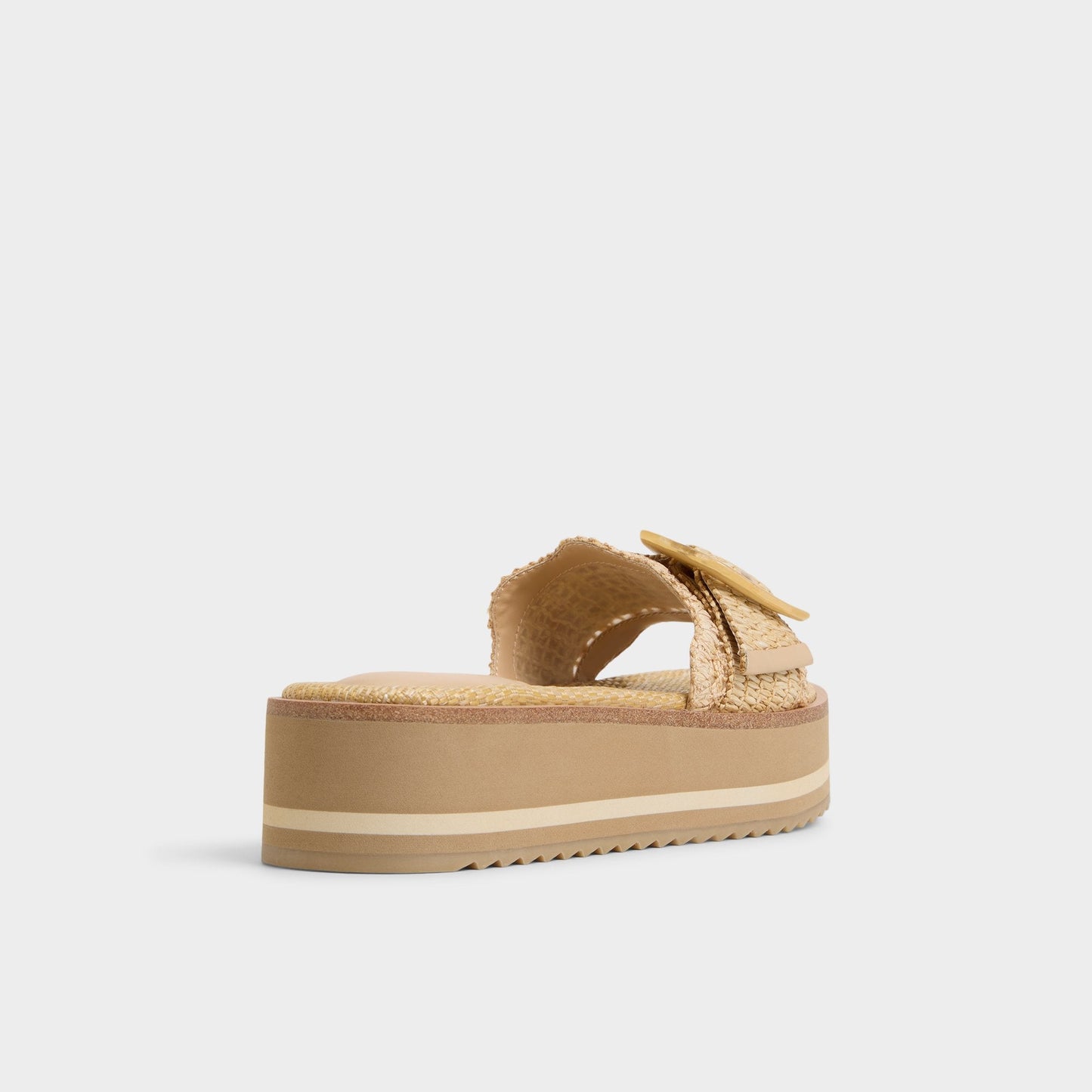 Wavynelly Light Beige Women's Flats - Slide sandal, Platform Aldo Light beige