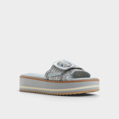 Wavynelly Other Blue Women's Flats - Slide sandal, Platform Aldo Other Blue