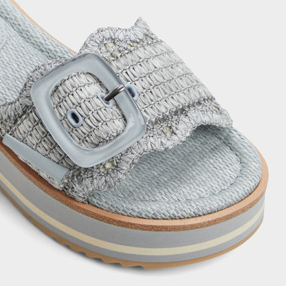 Wavynelly Other Blue Women's Flats - Slide sandal, Platform Aldo Other Blue