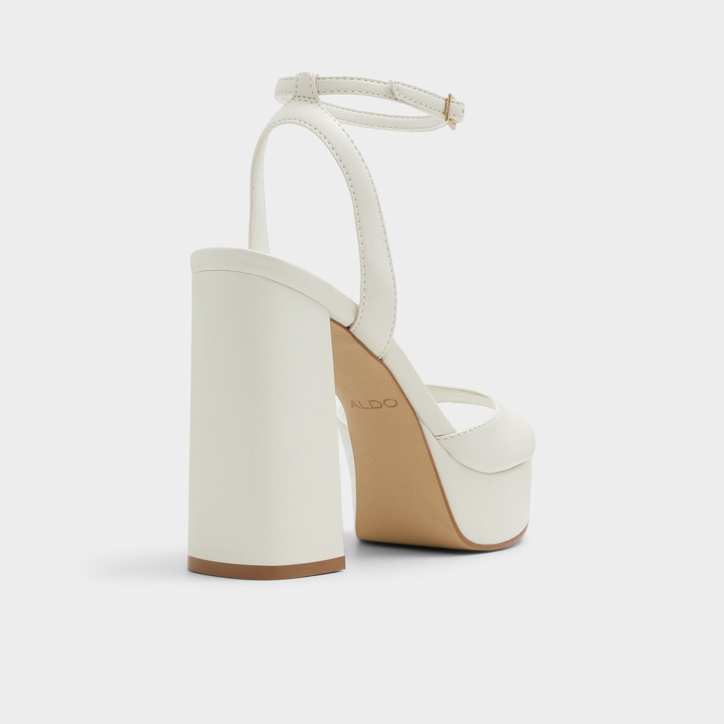Valoria White Women's Platform sandals - Strappy heeled sandal Aldo White