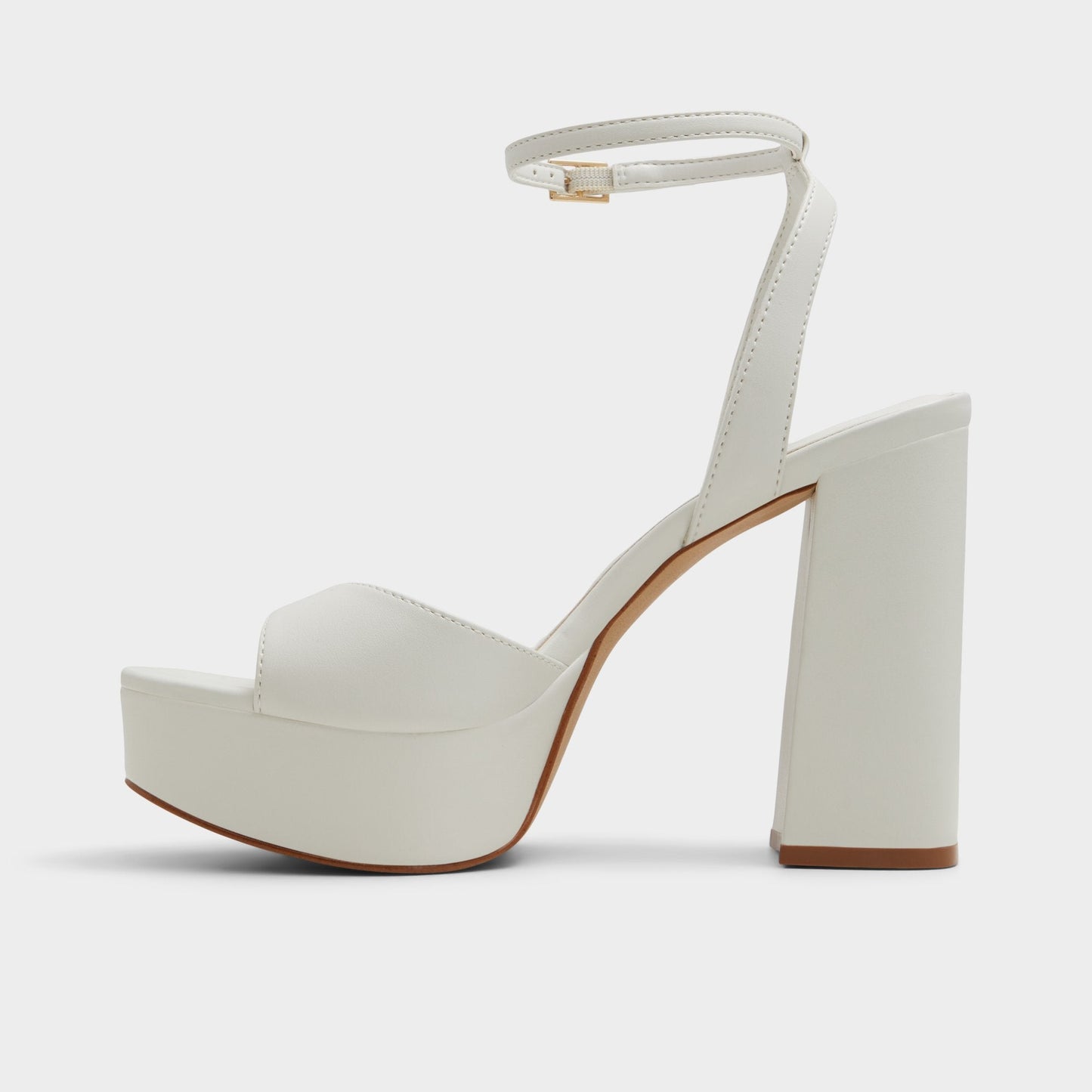 Valoria White Women's Platform sandals - Strappy heeled sandal Aldo White