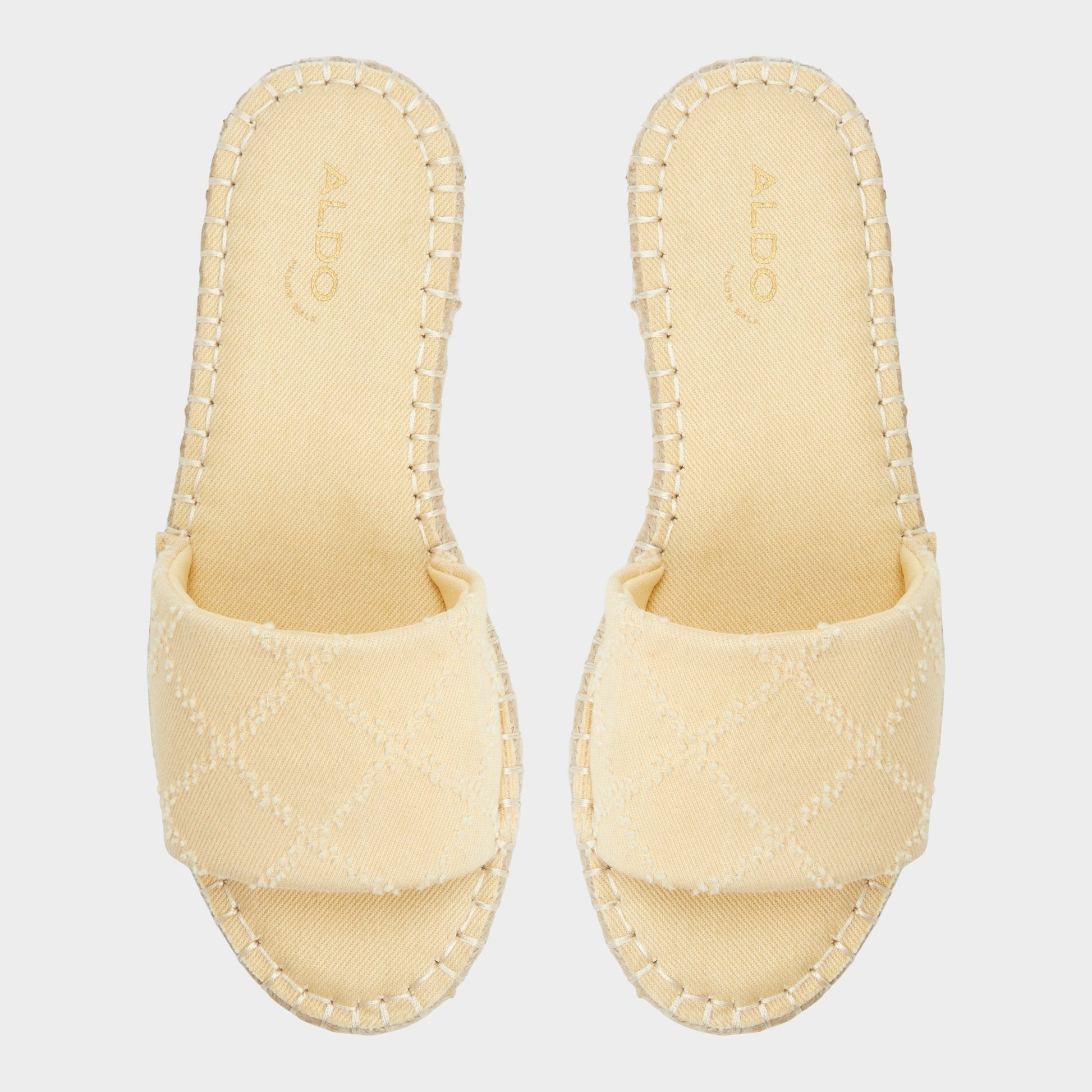 Erireni Dark Yellow Women's Platform sandals - Slide sandal Aldo Dark Yellow