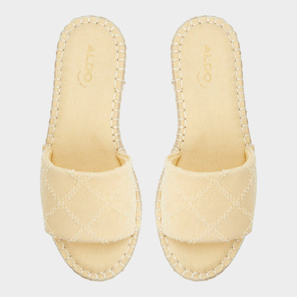Erireni Dark Yellow Women's Platform sandals - Slide sandal Aldo Dark Yellow