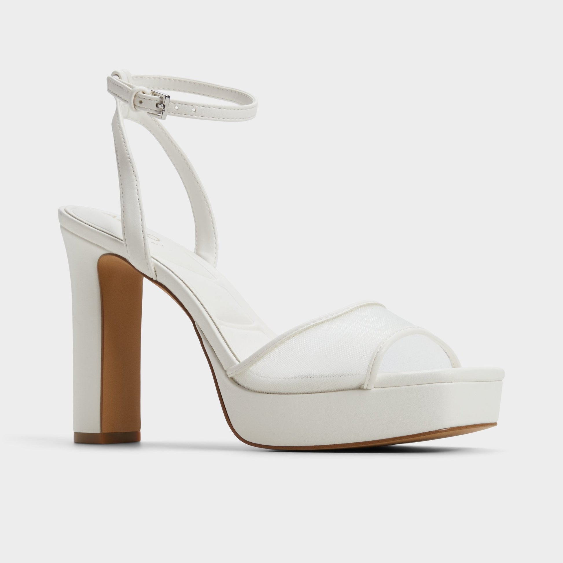 Chicglimmer Other White Women's Platform sandals - Strappy heeled sandal, Block heel Aldo Other White