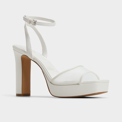 Chicglimmer Other White Women's Platform sandals - Strappy heeled sandal, Block heel Aldo Other White