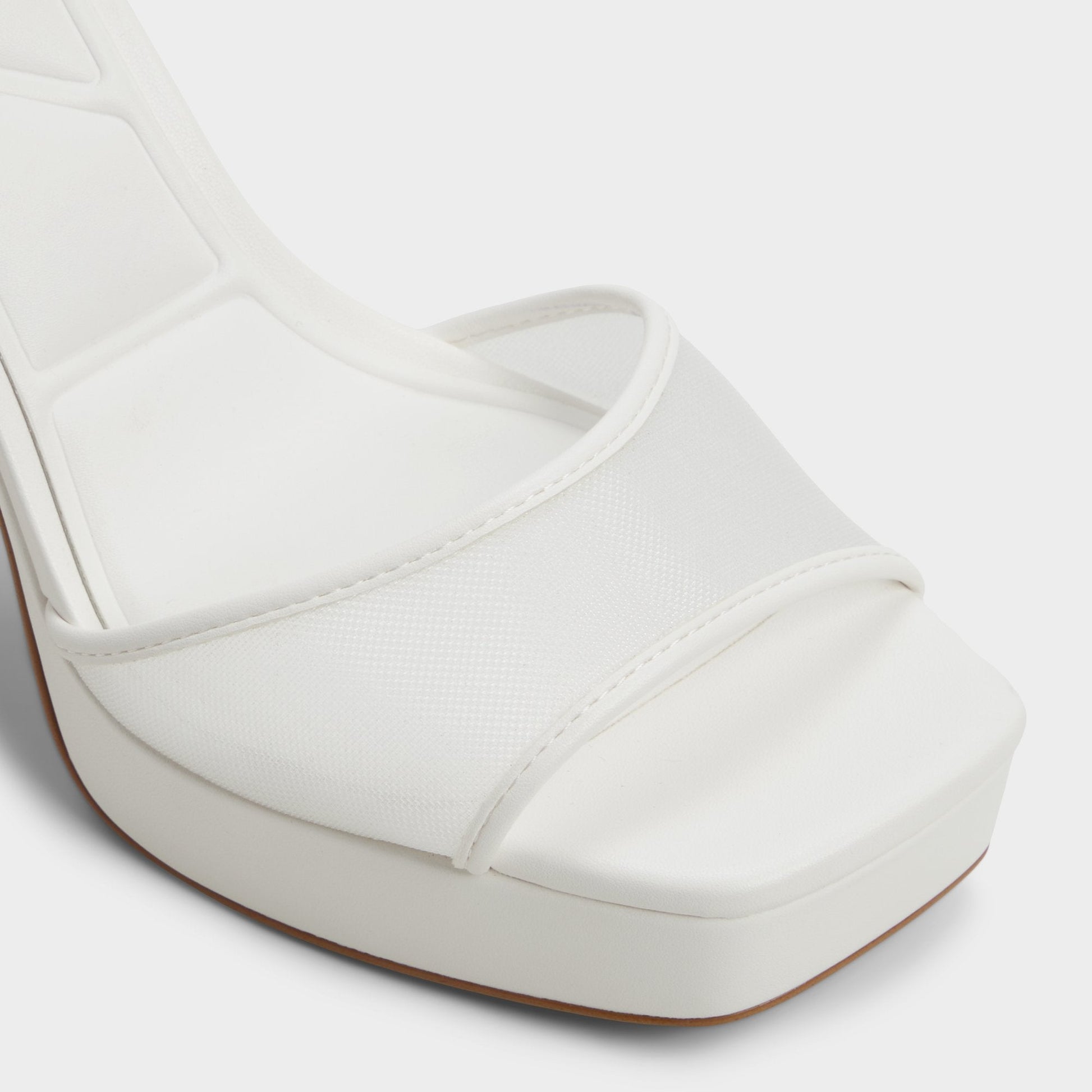 Chicglimmer Other White Women's Platform sandals - Strappy heeled sandal, Block heel Aldo Other White
