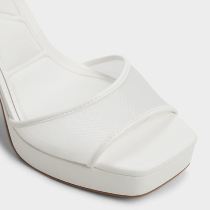 Chicglimmer Other White Women's Platform sandals - Strappy heeled sandal, Block heel Aldo Other White