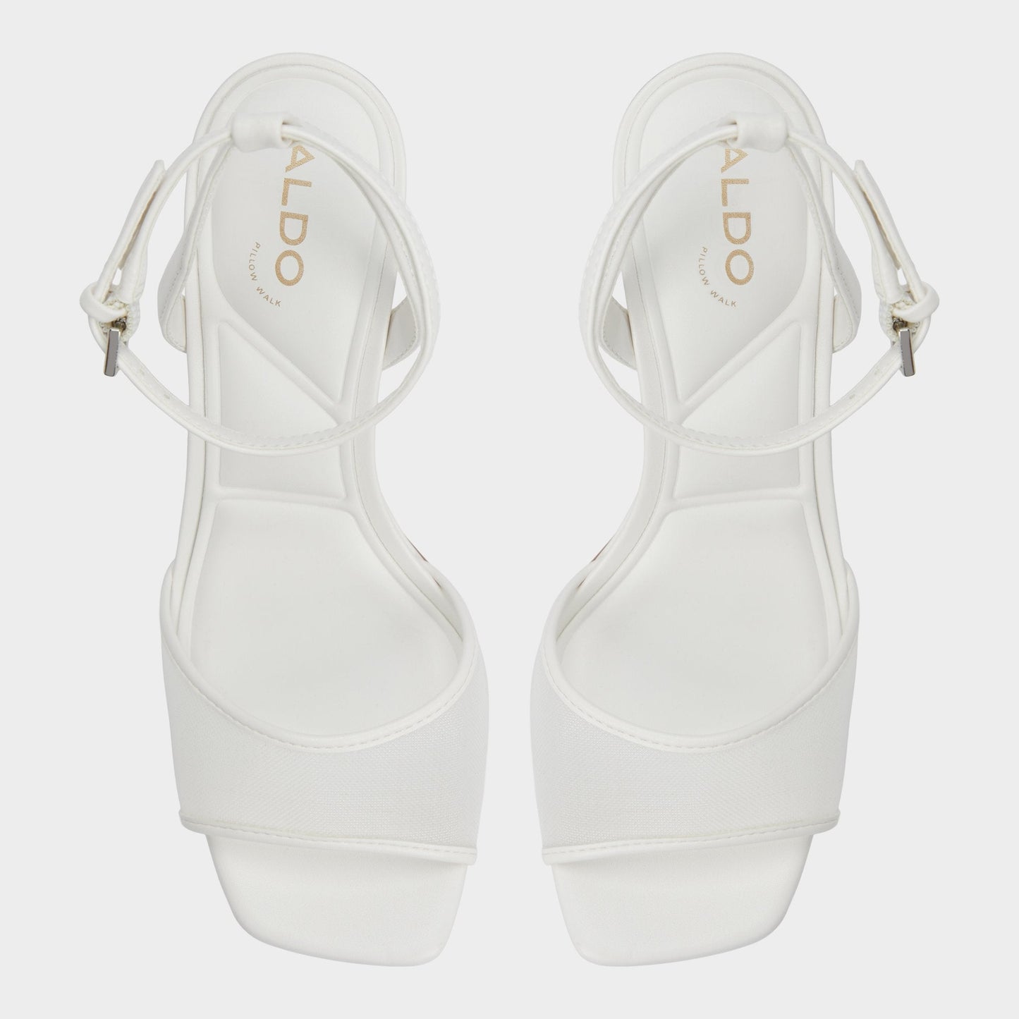 Chicglimmer Other White Women's Platform sandals - Strappy heeled sandal, Block heel Aldo Other White