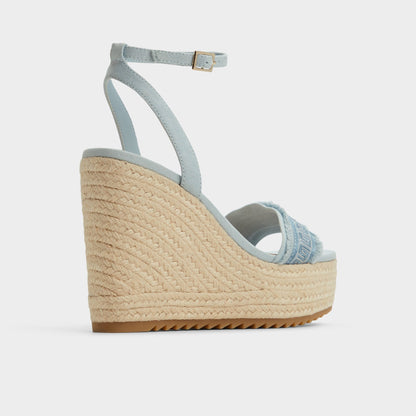Aberitram Denim Women's Platform sandals - Wedge sandal Aldo Denim