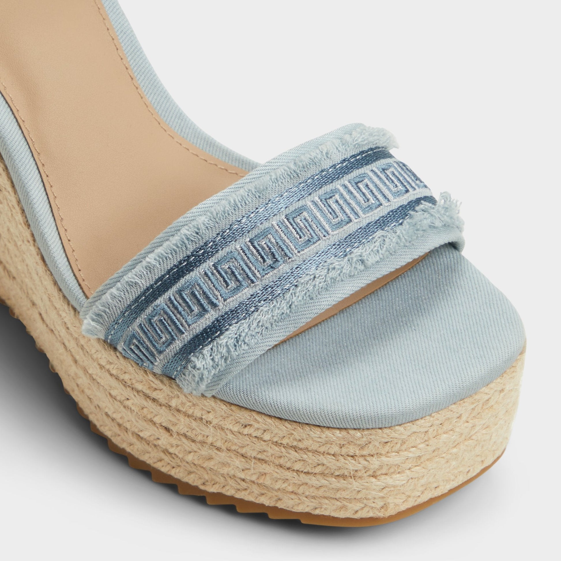 Aberitram Denim Women's Platform sandals - Wedge sandal Aldo Denim