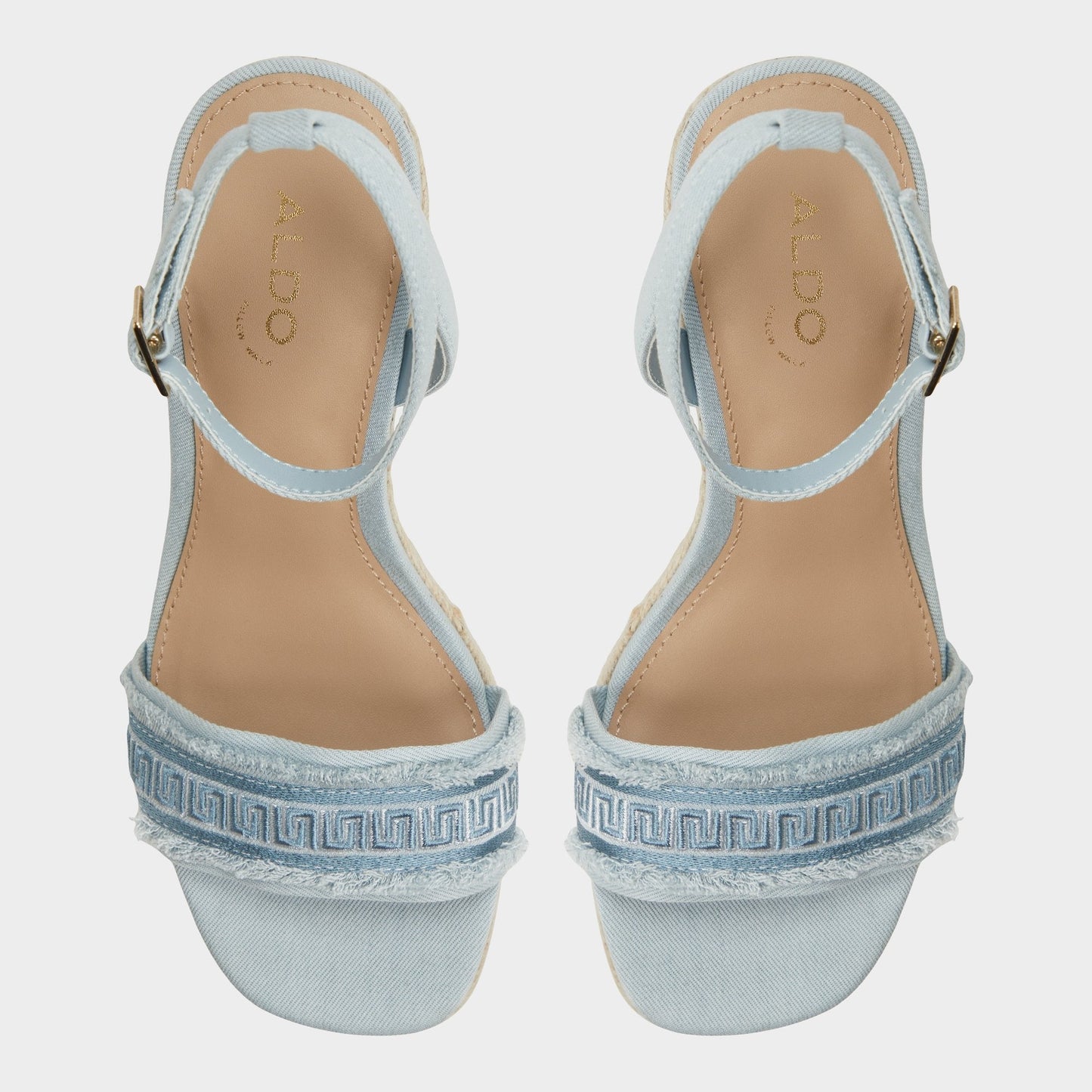 Aberitram Denim Women's Platform sandals - Wedge sandal Aldo Denim