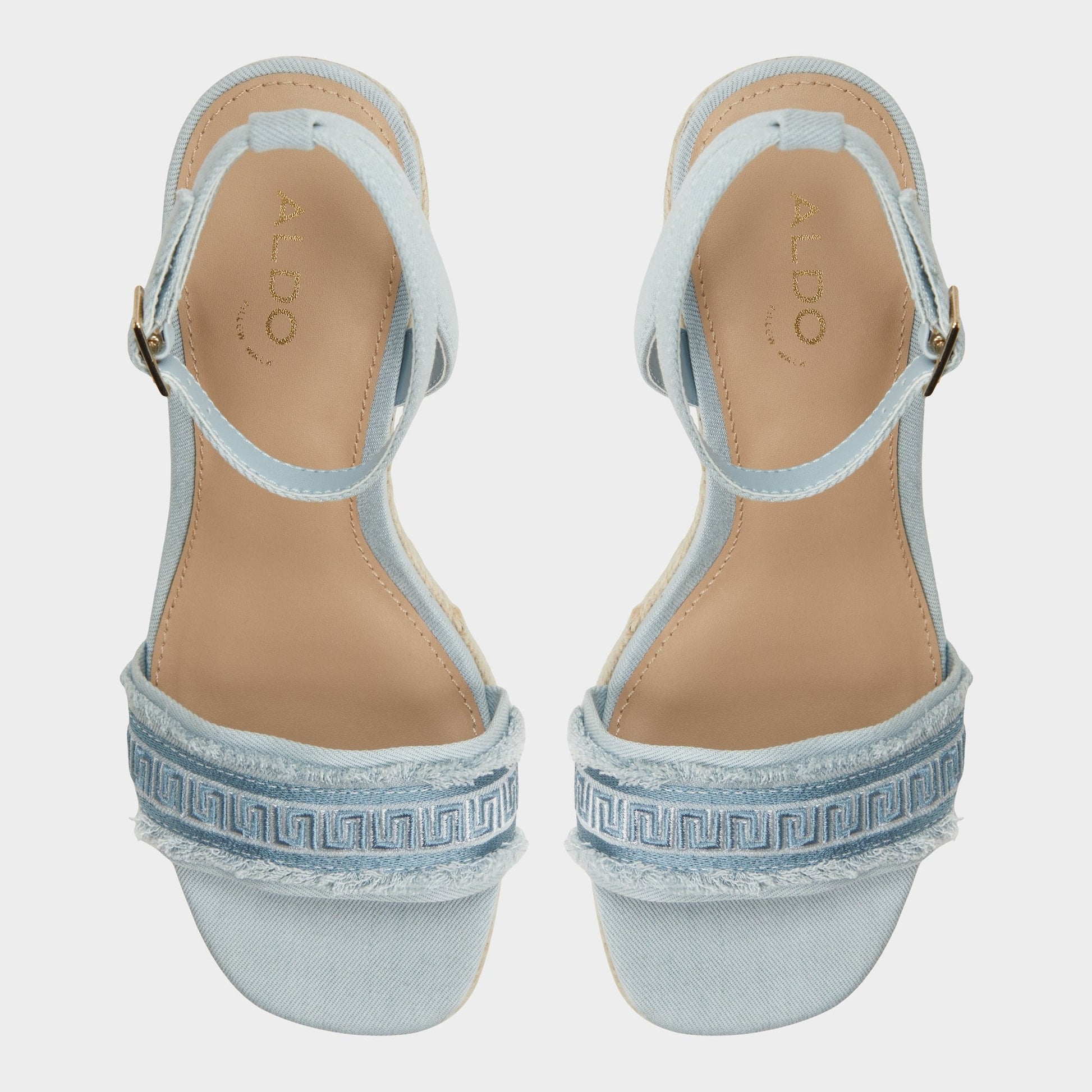 Aberitram Denim Women's Platform sandals - Wedge sandal Aldo Denim