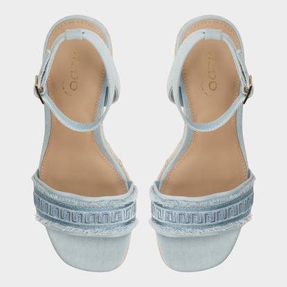 Aberitram Denim Women's Platform sandals - Wedge sandal Aldo Denim