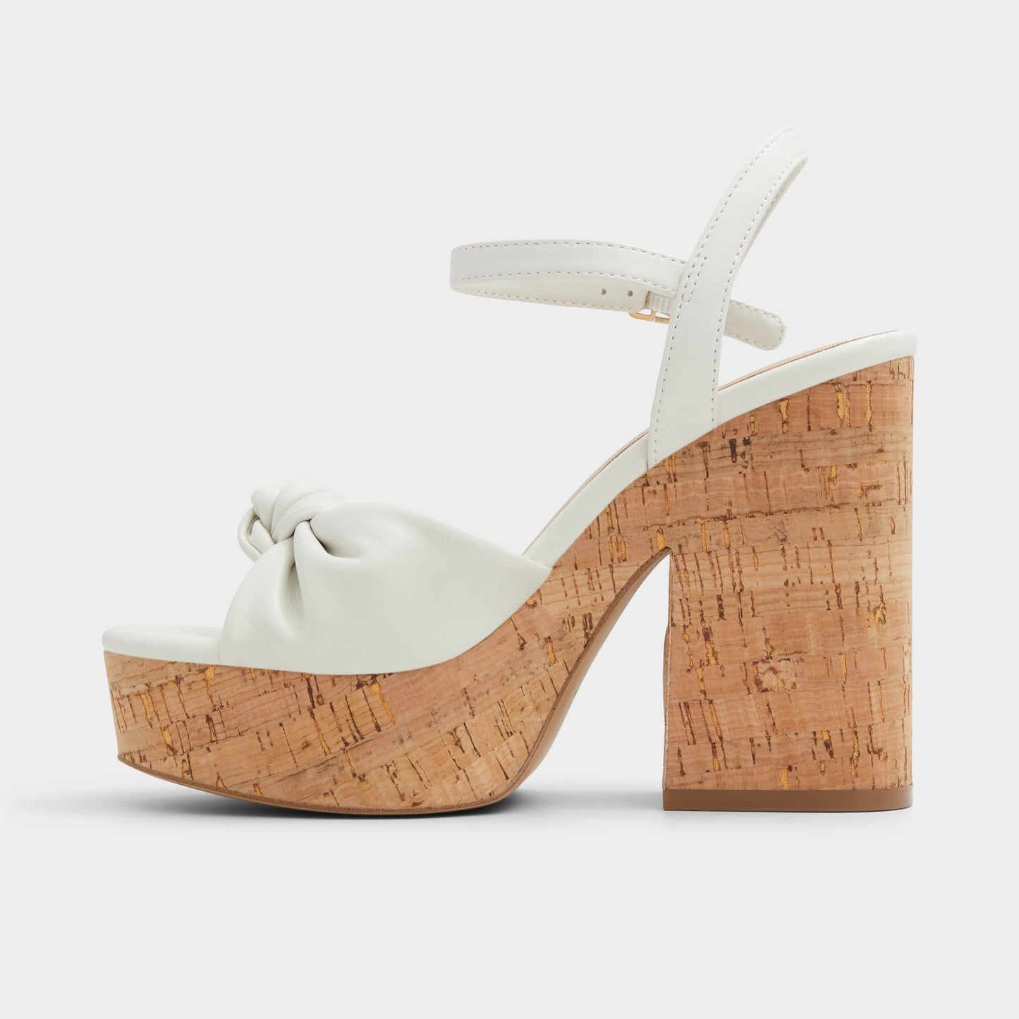 Ulialdan White/Bone Women's Platform sandals - Strappy heeled sandal, Platform Aldo White/Bone