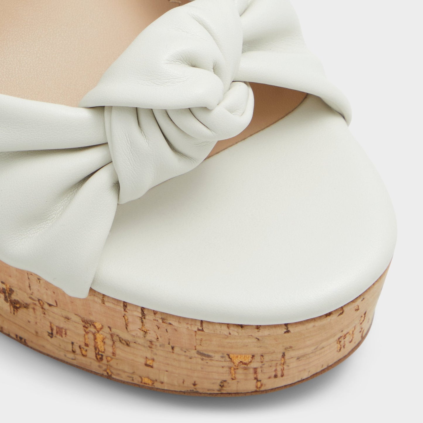 Ulialdan White/Bone Women's Platform sandals - Strappy heeled sandal, Platform Aldo White/Bone