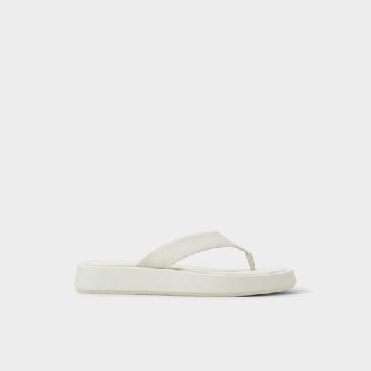 Grettle White/Bone Women's Flats - Flip flop, Flatform Aldo White/bone