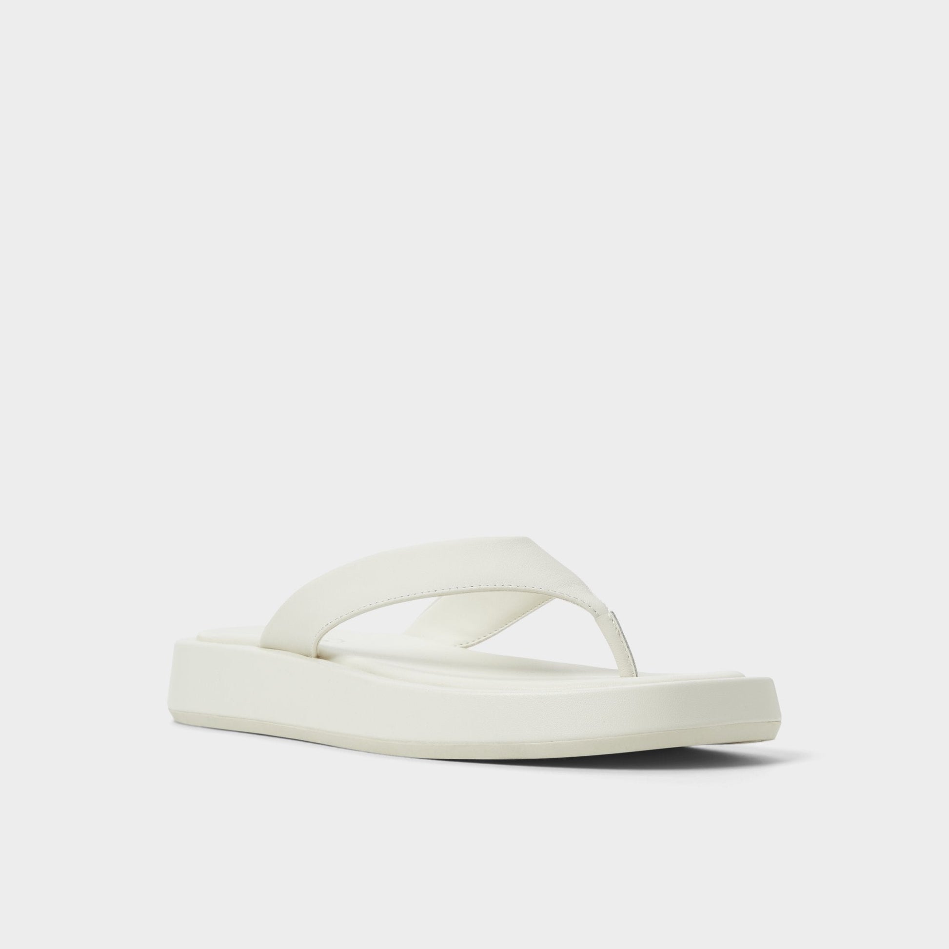 Grettle White/Bone Women's Flats - Flip flop, Flatform Aldo White/bone