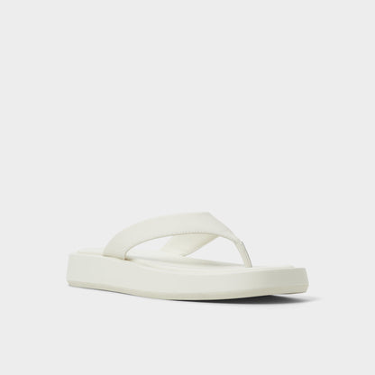 Grettle White/Bone Women's Flats - Flip flop, Flatform Aldo White/bone