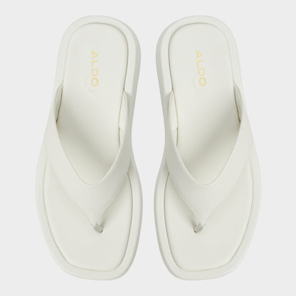 Grettle White/Bone Women's Flats - Flip flop, Flatform Aldo White/bone