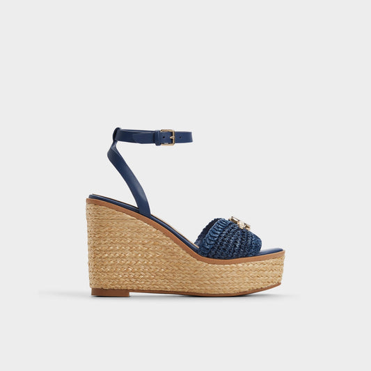 Ybylin Navy Women's Platform sandals - Wedge sandal Aldo Navy