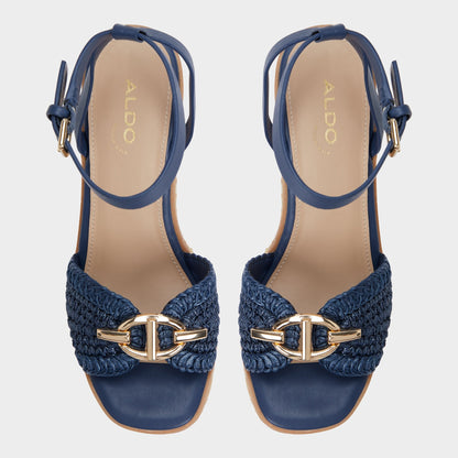 Ybylin Navy Women's Platform sandals - Wedge sandal Aldo Navy