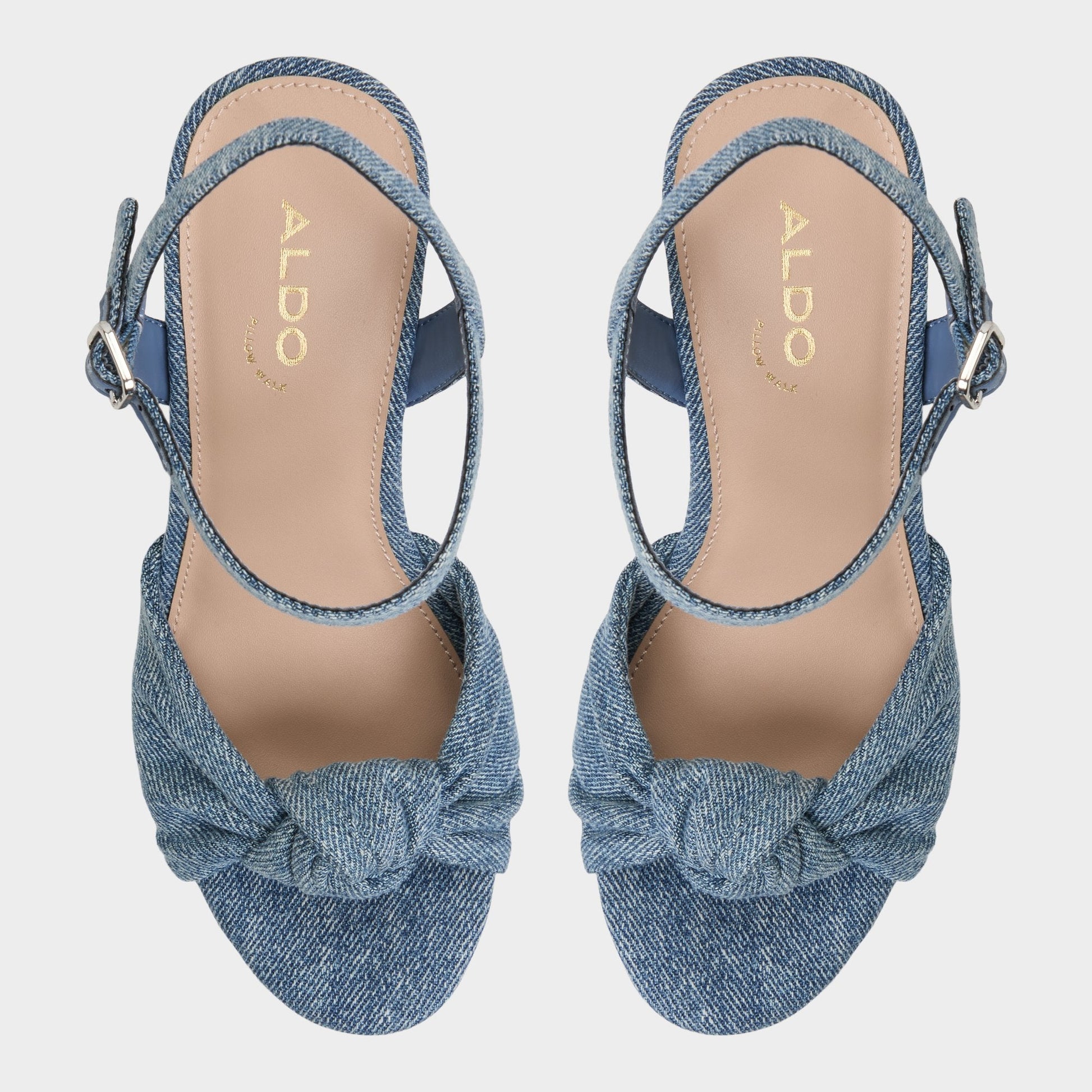 Ulialdan Blue Combo Women's Platform sandals - Strappy heeled sandal Aldo Blue Combo