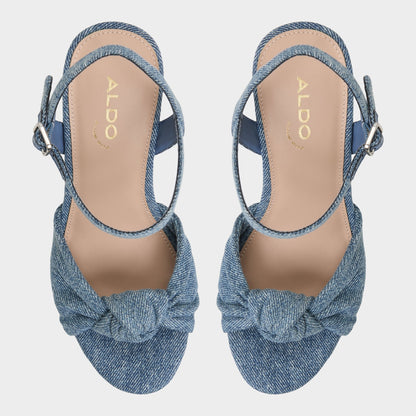 Ulialdan Blue Combo Women's Platform sandals - Strappy heeled sandal Aldo Blue Combo