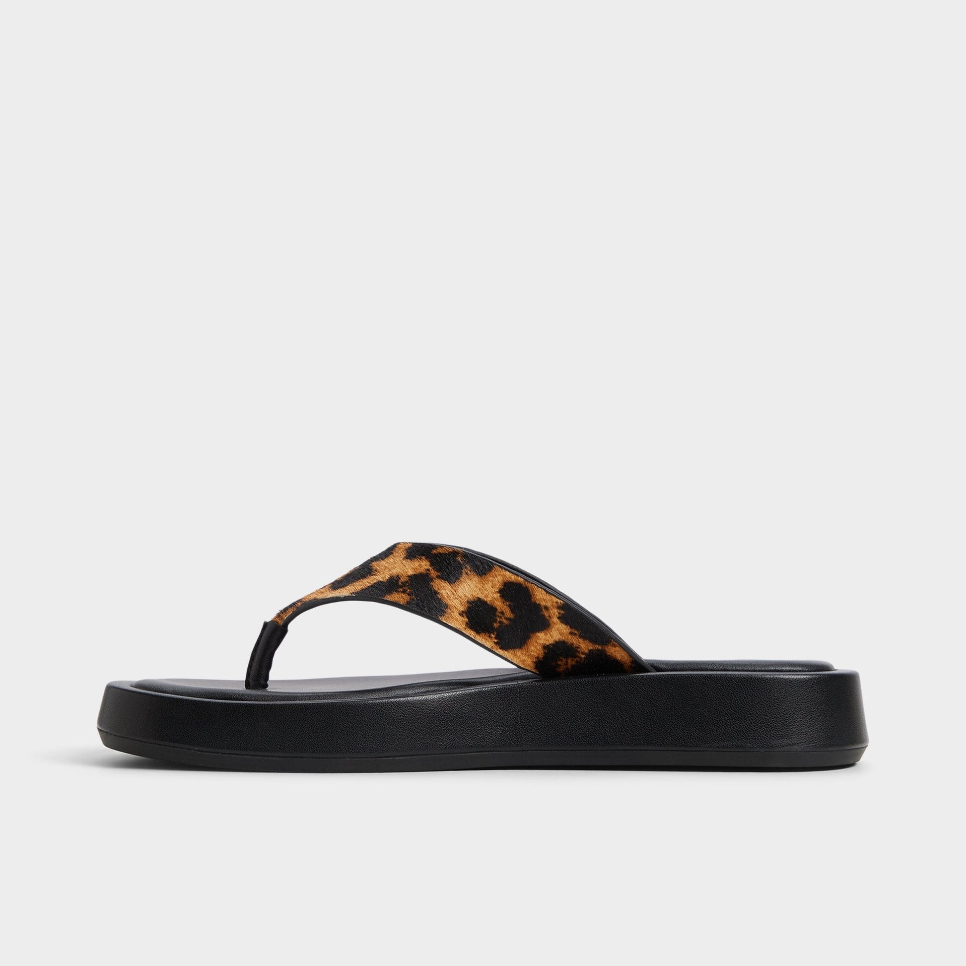 Grettle Brown Multi Women's Flats - Flip flop, Platform Aldo Brown Multi