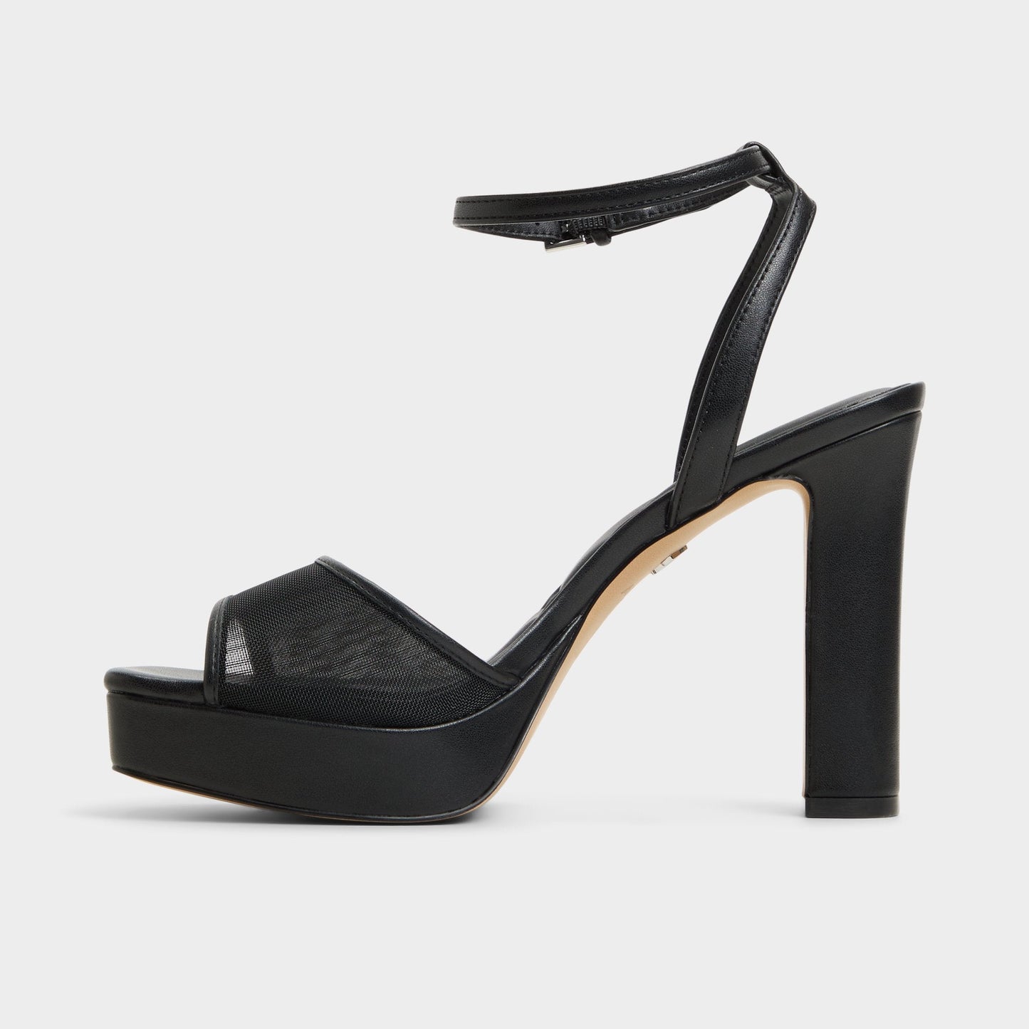 Chicglimmer Black Women's Platform sandals - Strappy heeled sandal, Block heel Aldo Black