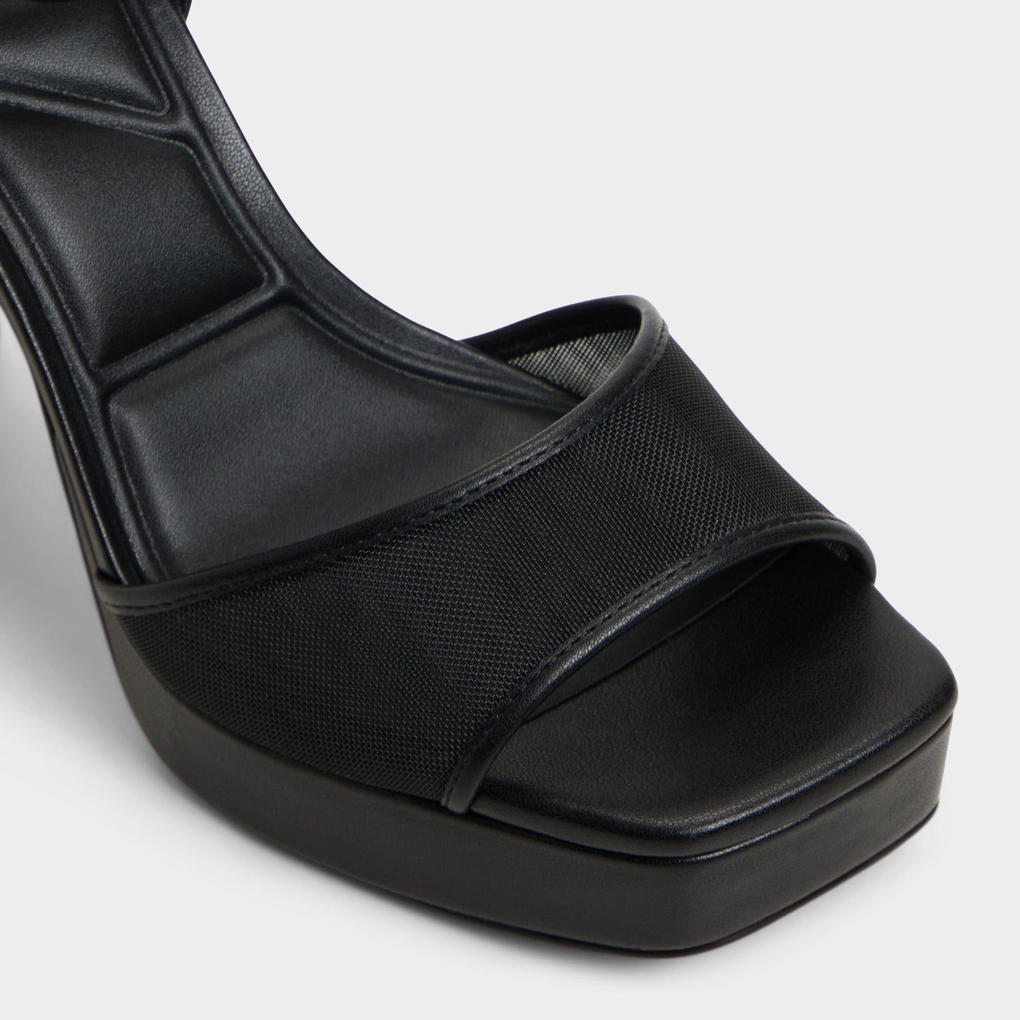 Chicglimmer Black Women's Platform sandals - Strappy heeled sandal, Block heel Aldo Black