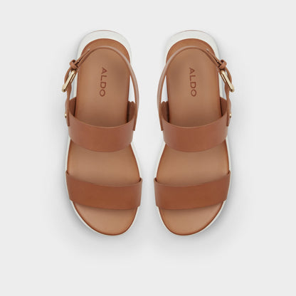 Silyia Dark Beige Women's Sandals - Flat sandal Aldo Dark Beige