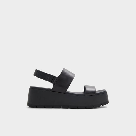 Thila Open Black Women's Wedges - Wedge sandal Aldo Open Black